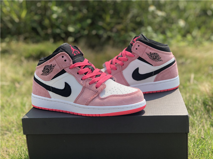 air jordan 1 mid crimson tint hyper pink