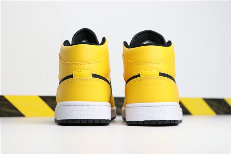 Air Jordan 1 Mid âTaxiâ Yellow Black For Sale â The Sole Line