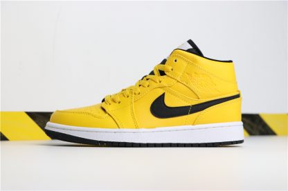 jordan air 1 yellow and black