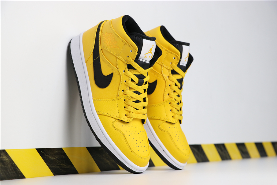 nike air jordan 1 yellow black