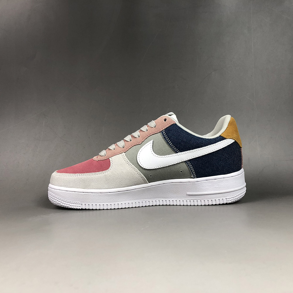 nike air force 1 low white navy