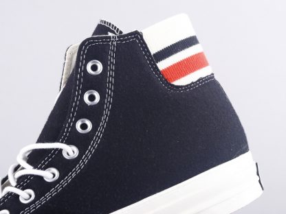 chuck taylor all star 70 retro stripe high top black