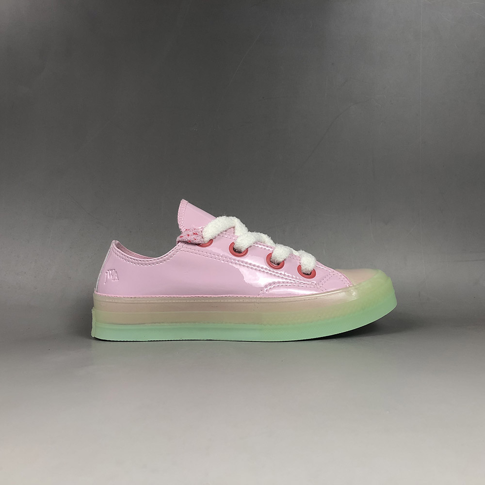 converse patent leather low top