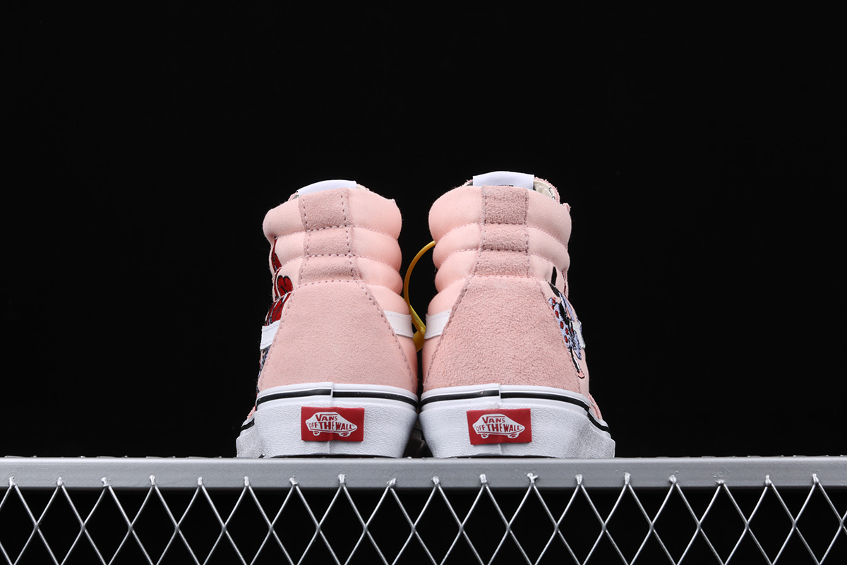 disney x vans sk8 hi pink