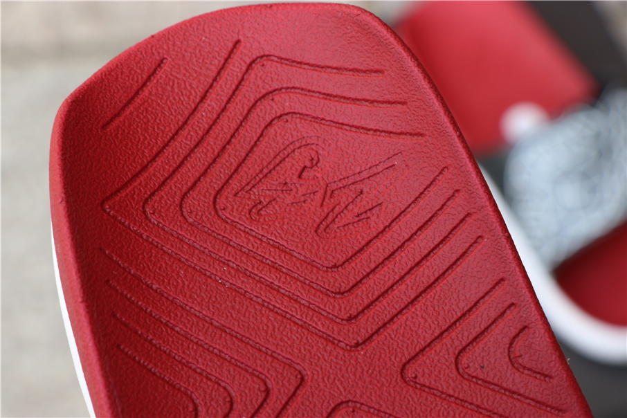 jordan red slides