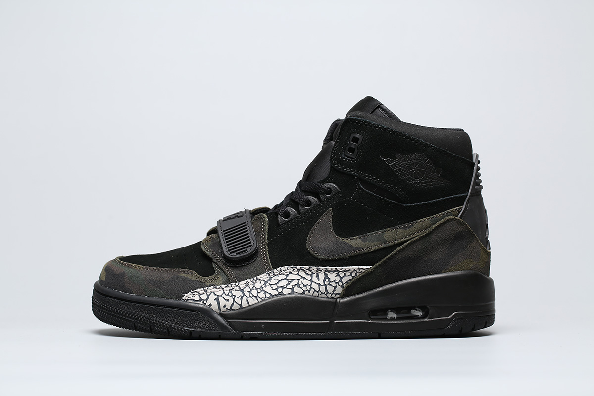 jordan legacy 312 black white
