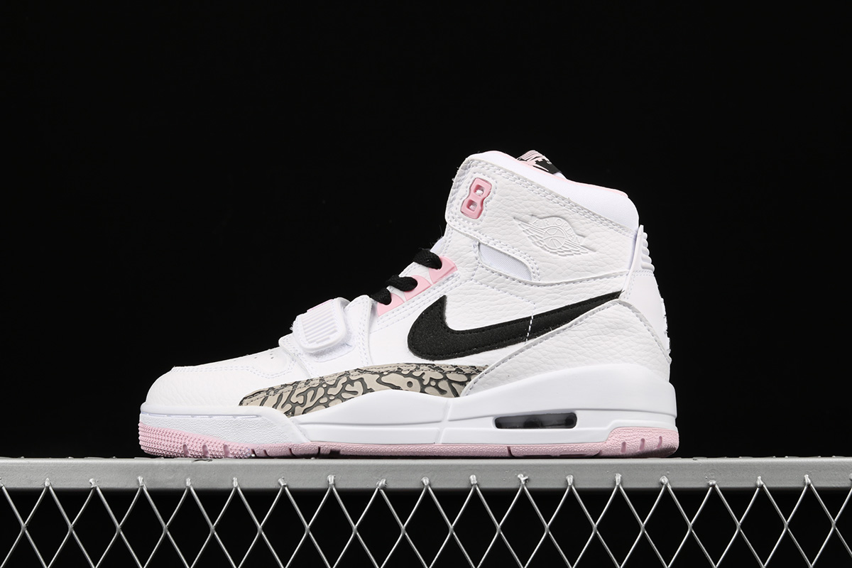 Jordan Legacy 312 White Black Pink Foam For Sale – The Sole Line