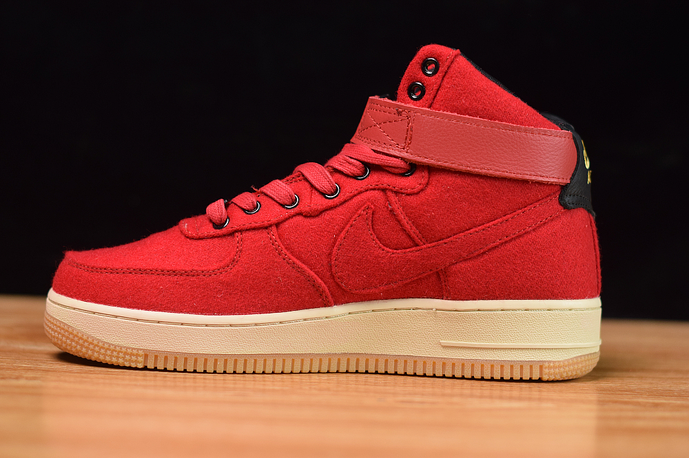 air force 1 high red gum