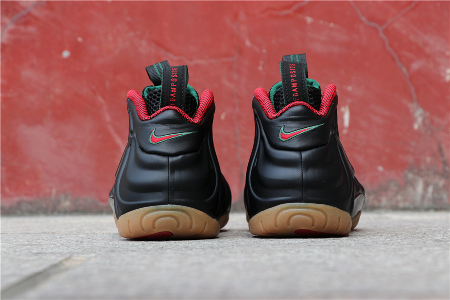 black red and green foamposites