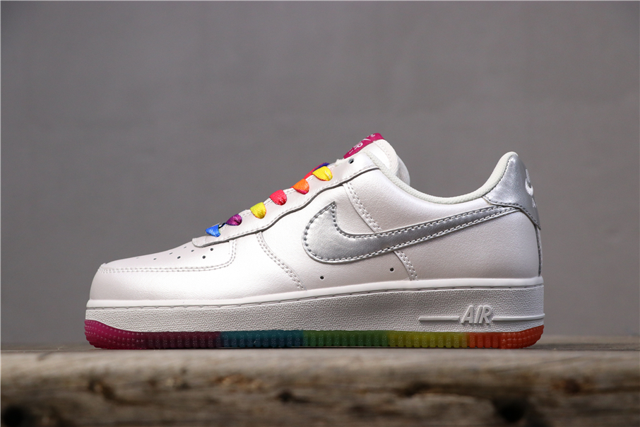 Nike Air Force 1 06 LE White/Mtllc Silver-Brght Fchs For Sale – The Sole Line
