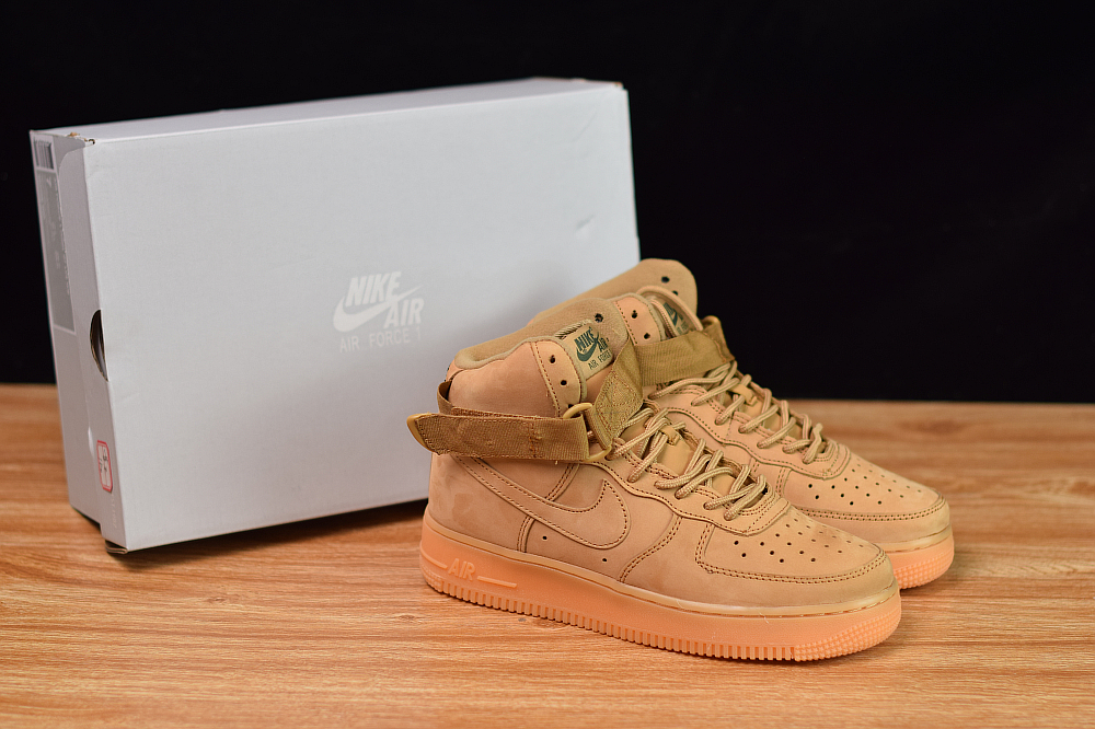 nike air force 1 flax high