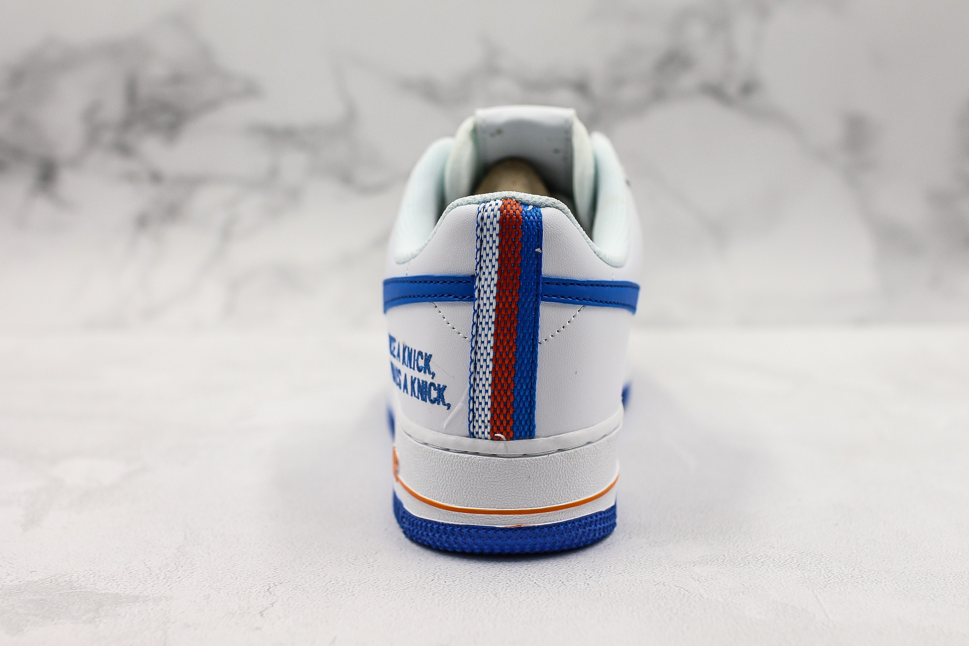 nike air force one white blue