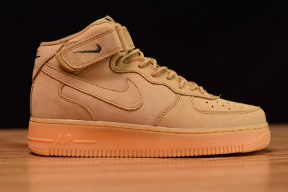 nike air force one mid flax