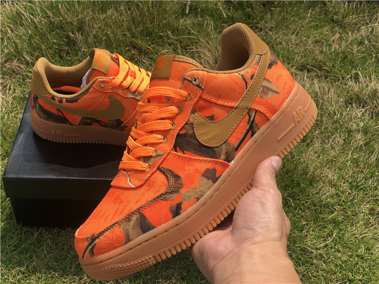 nike air force 1 camo orange