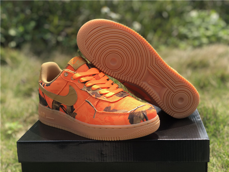 Nike Air Force 1 Reflective Camo Orange 