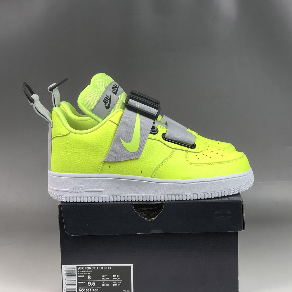 Nike Air Force 1 Utility Volt/Black 