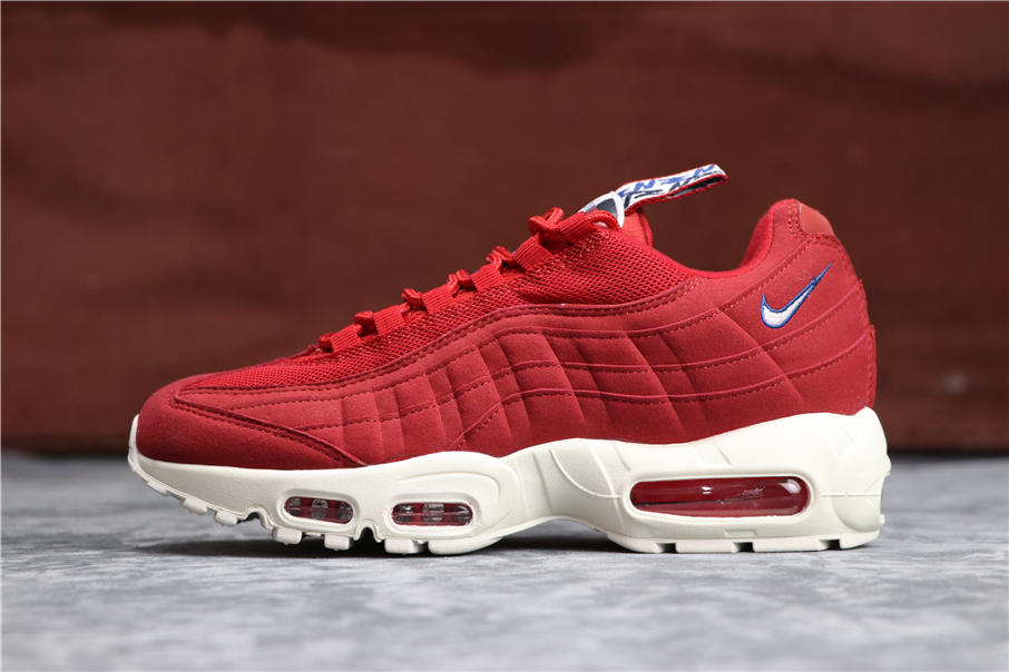 blue red air max 95