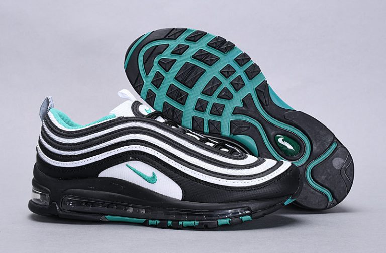 Nike Air Max 97 Black/Clear Emerald-White For Sale â The Sole Line