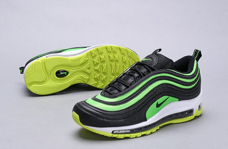 neon green nike 97