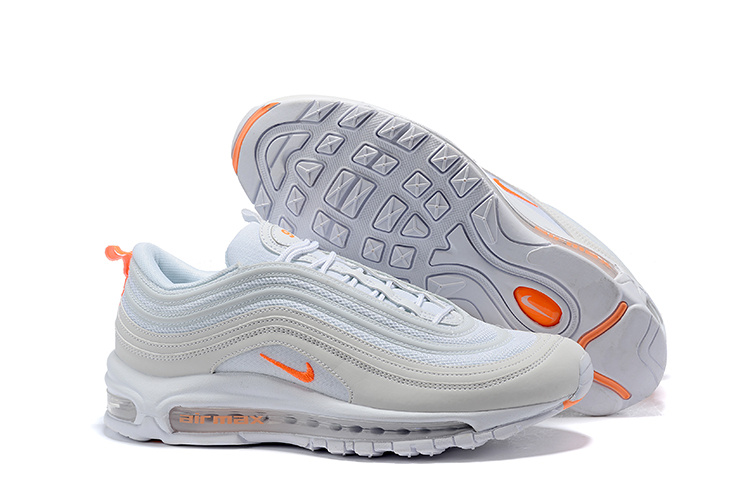 white and orange nike air max 97