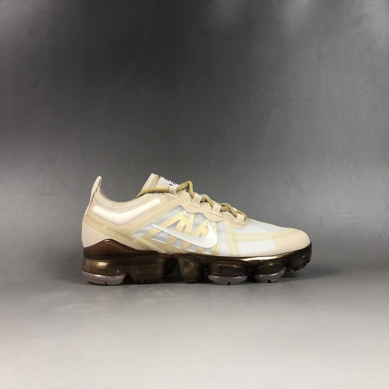 vapormax white metallic gold