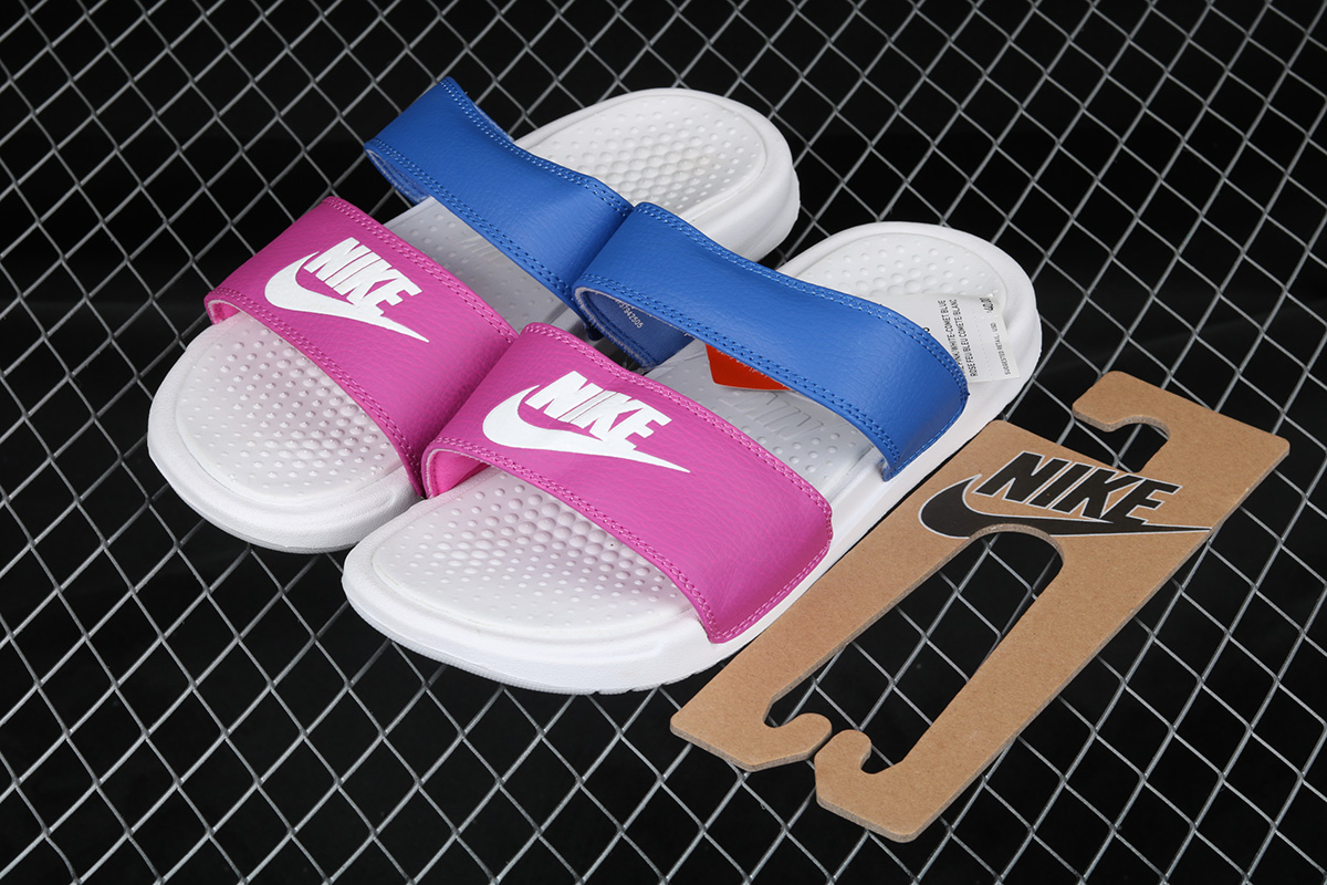 nike benassi blue