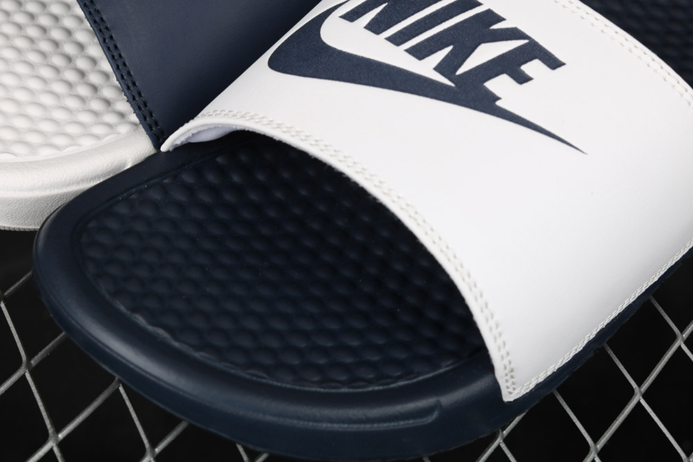 Nike Men's Benassi JDI Mismatch Navy/White – The Sole Line