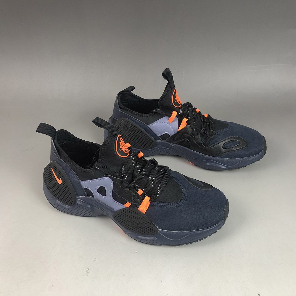 nike huarache orange black