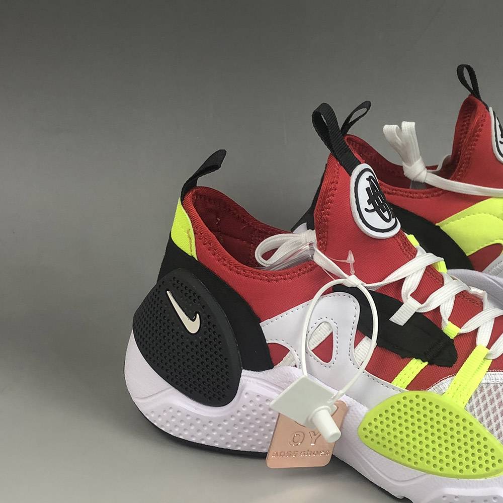 nike huarache edge txt white university red volt black