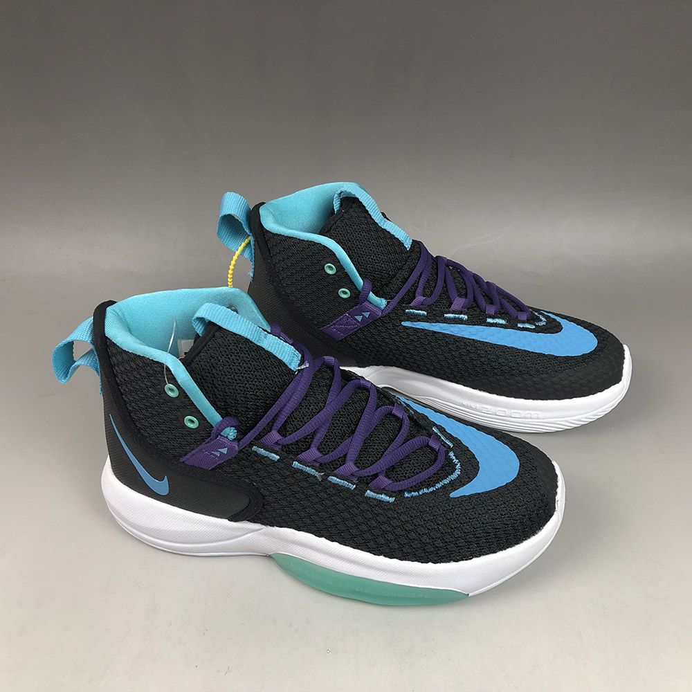 Nike Hyperdunk 2019 Black Green Purple 