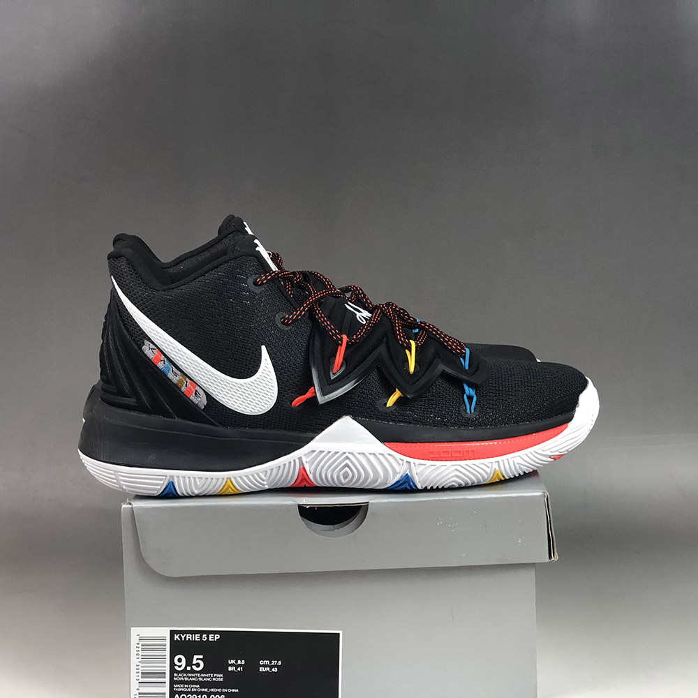 Gogosneaker® Nike Kyrie 5 EP just do it pink and black basketball shoes