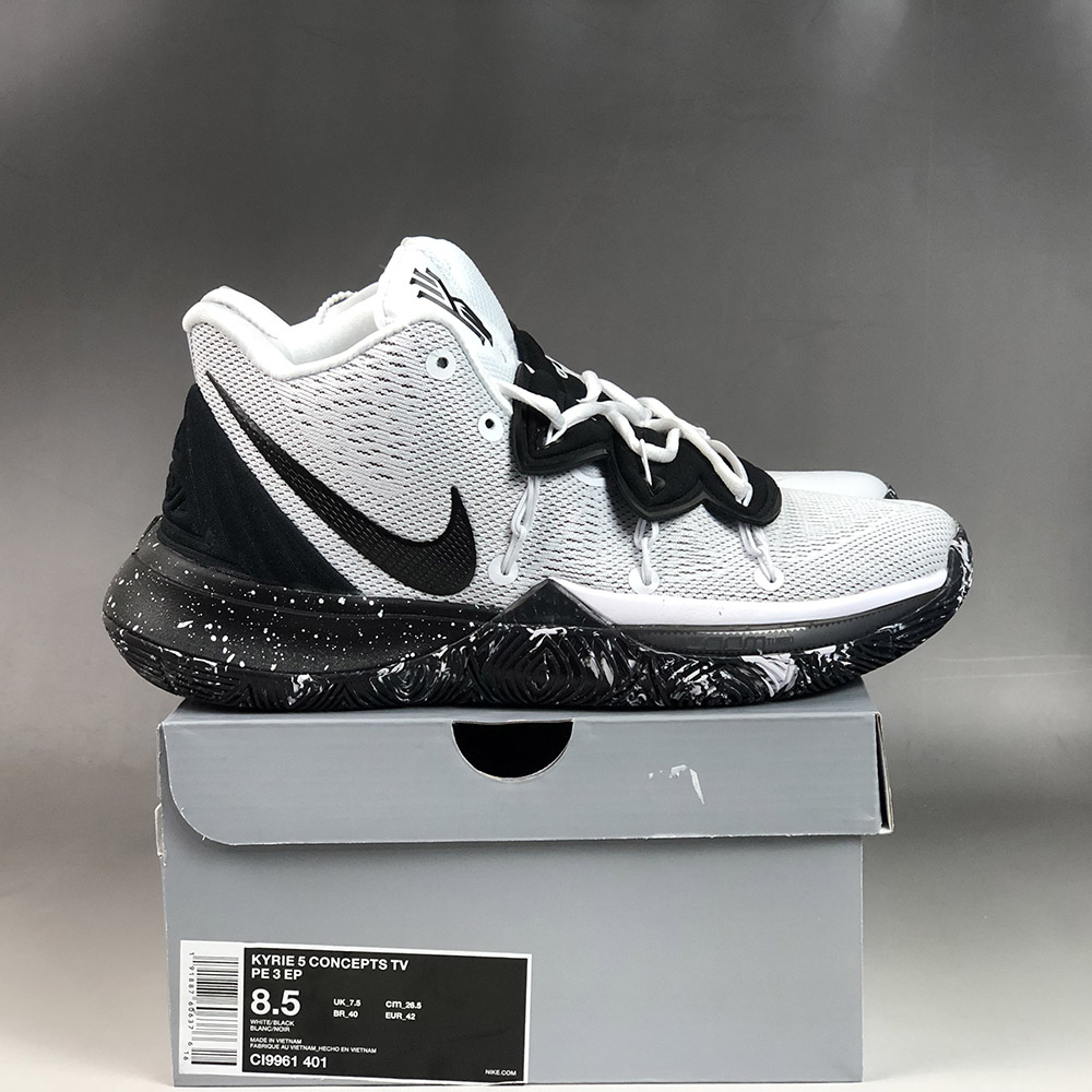 Nike Kyrie 5 White Black Fodesep gov