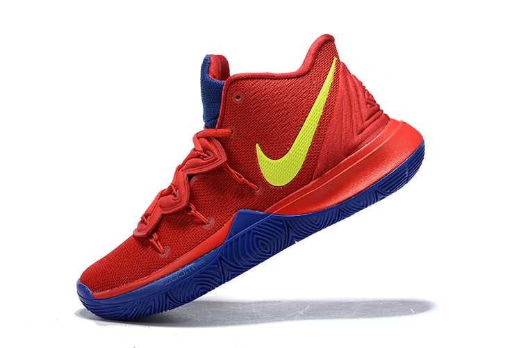 all red kyrie 5