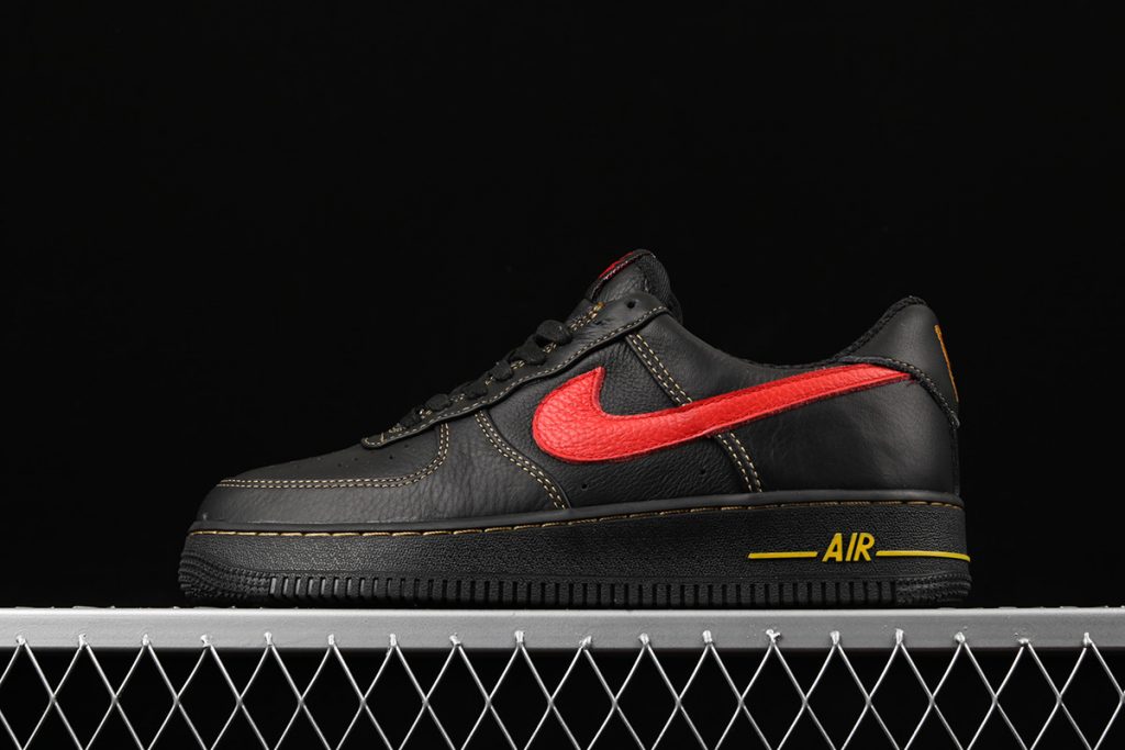 vlone black air forces