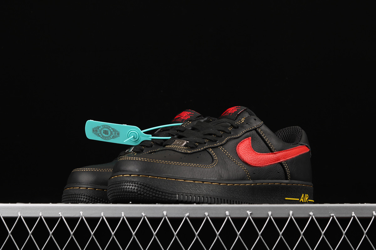 Nike Lab X Vlone Air Force 1 “Vlone” Black/Orange Blaze For Sale – The Sole Line