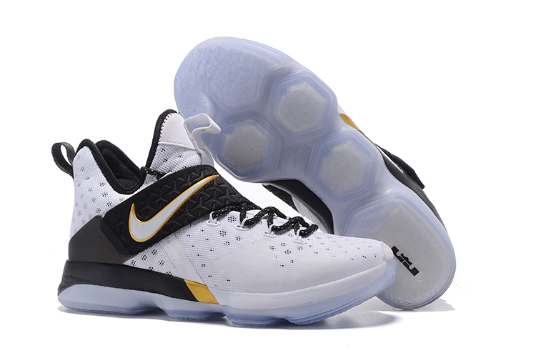 nike lebron gold black