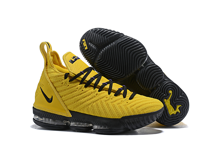 Nike LeBron 16 “Yellow/Black” PE For 
