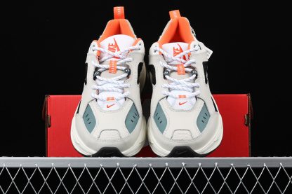 nike m2k tekno light bone turf orange