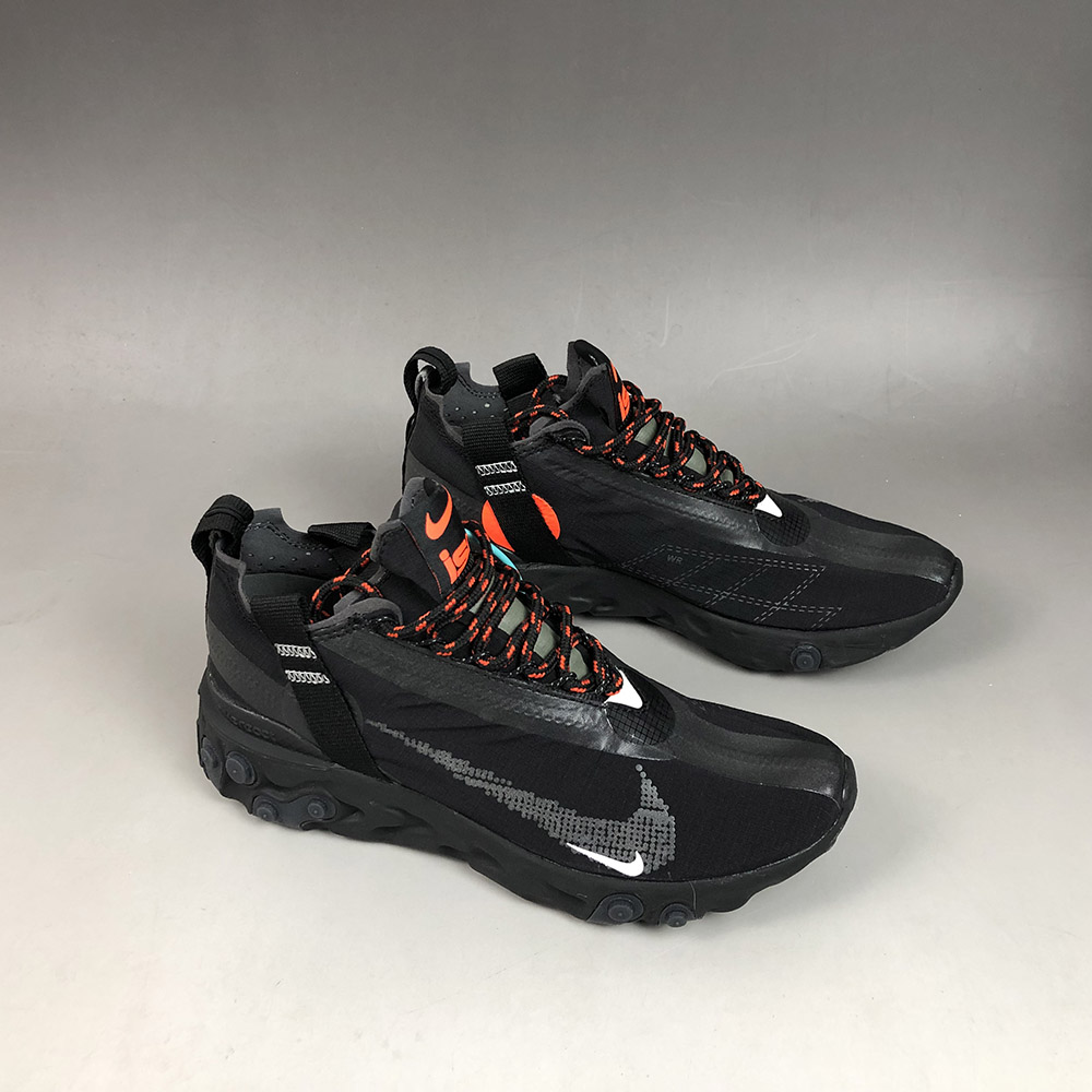 nike react runner mid ispa black