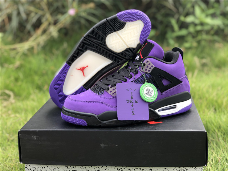 travis jordan 4 purple