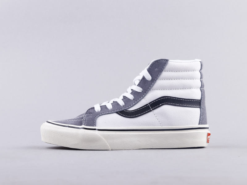 grey and white vans