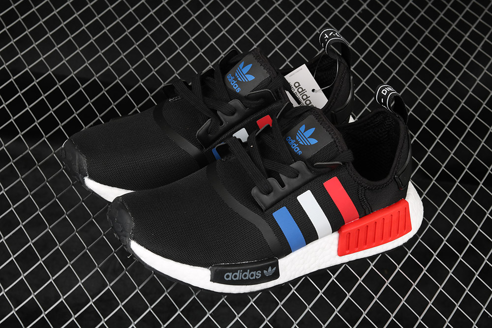 nmd r1 black blue white