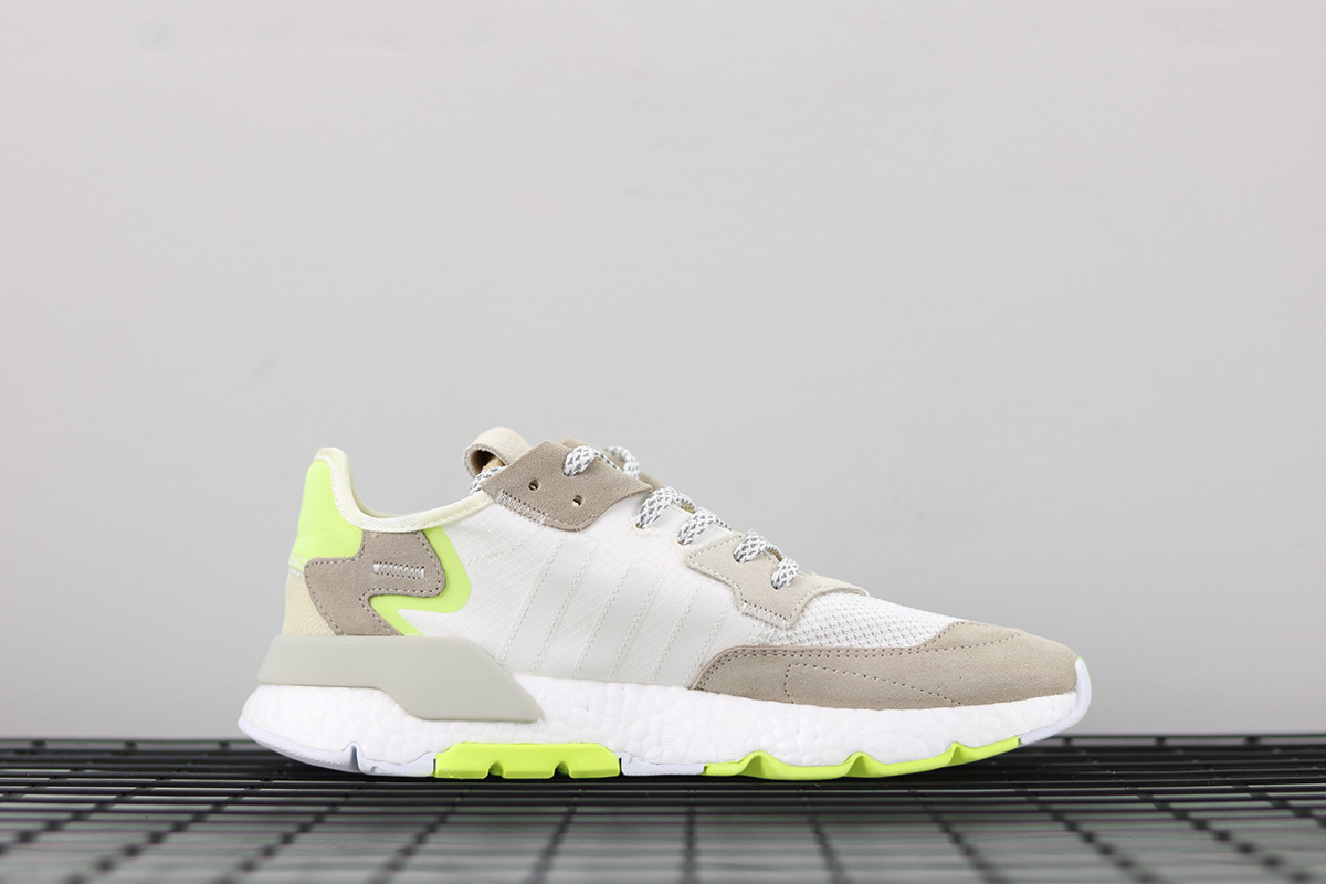 adidas nite jogger white yellow