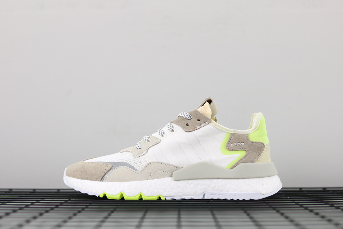 adidas nite jogger white yellow