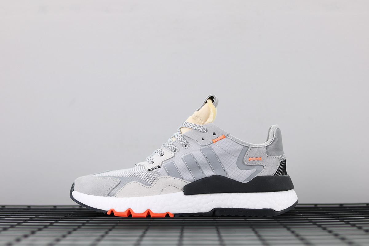 adidas nite jogger grey orange