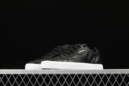 black adidas sleek