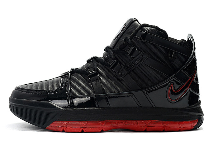 Nike LeBron 3 Black/Varsity Crimson 
