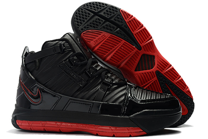 Nike LeBron 3 Black/Varsity Crimson 