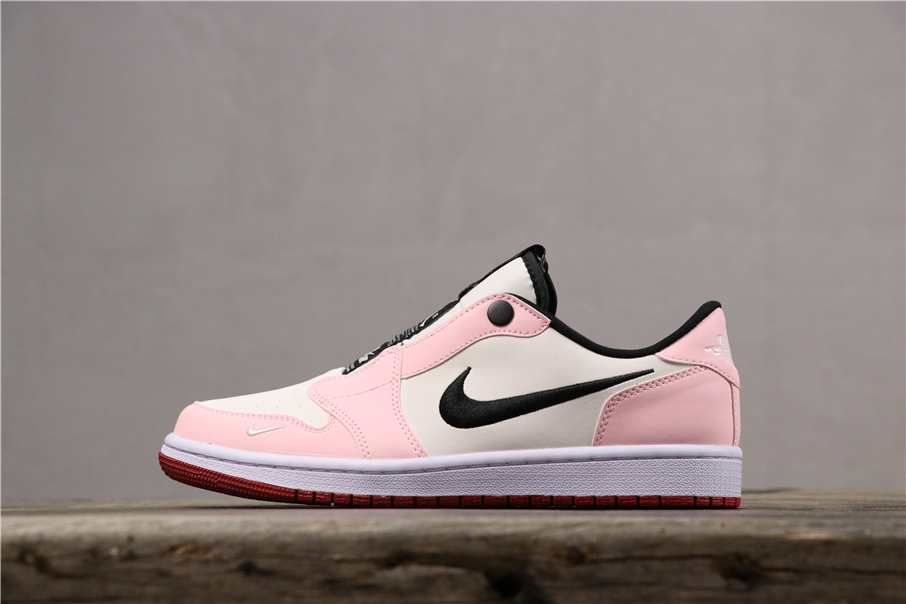 pink jordans low