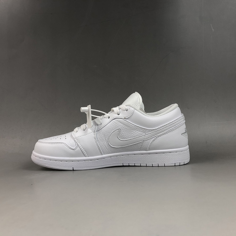 men's air jordan 1 low white